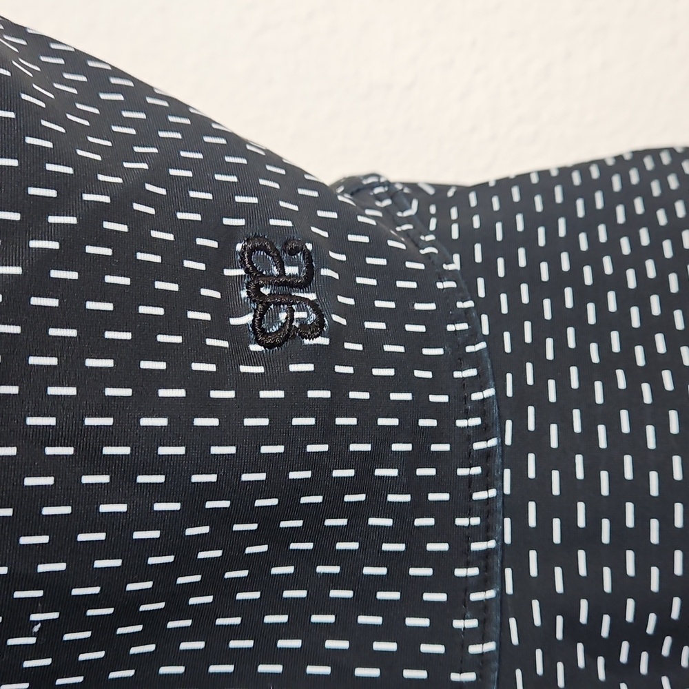 Albion Fit Tied Up Tankini Swim Top In Midnight Dash Size XXXL - Picture 3 of 7